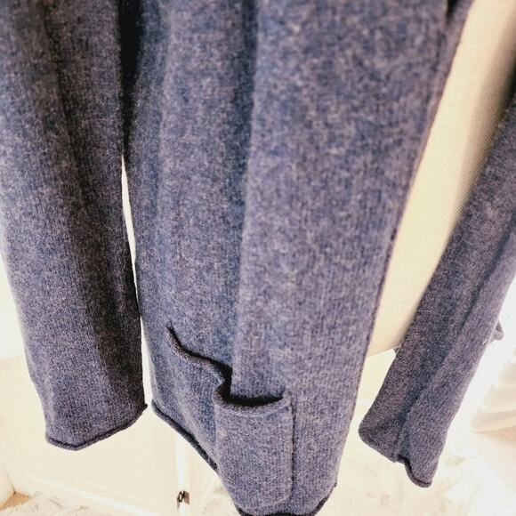 J JILL MIDNIGHT SKY LONG SLEEVE POCKET CARDIGAN NEW SIZE SMALL - Picture 2 of 7